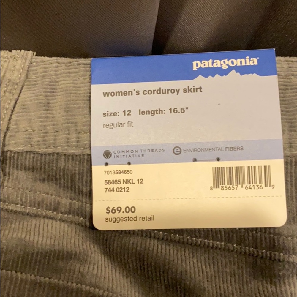 Patagonia Corduroy Skirt